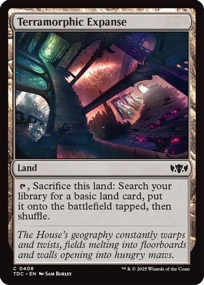 Terramorphic Expanse Commander: Tarkir: Dragonstorm Magic card