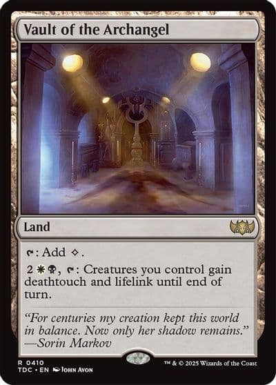 Vault of the Archangel Commander: Tarkir: Dragonstorm Magic card
