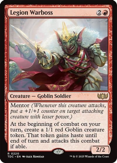 Legion Warboss Commander: Tarkir: Dragonstorm Magic card