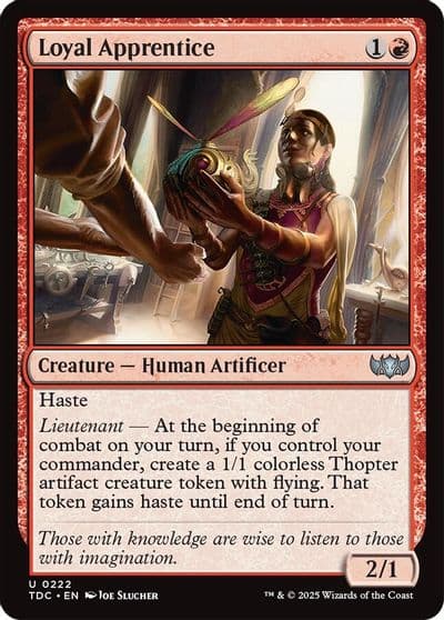 Loyal Apprentice Commander: Tarkir: Dragonstorm Magic card
