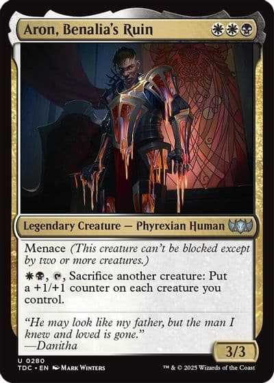 Aron Benalias Ruin Commander: Tarkir: Dragonstorm Magic card