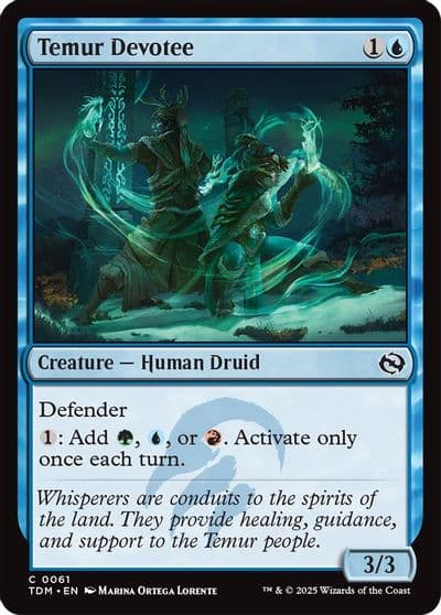 Temur Devotee Tarkir: Dragonstorm Magic card