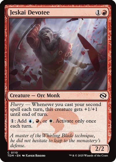 Jeskai Devotee Tarkir: Dragonstorm Magic card