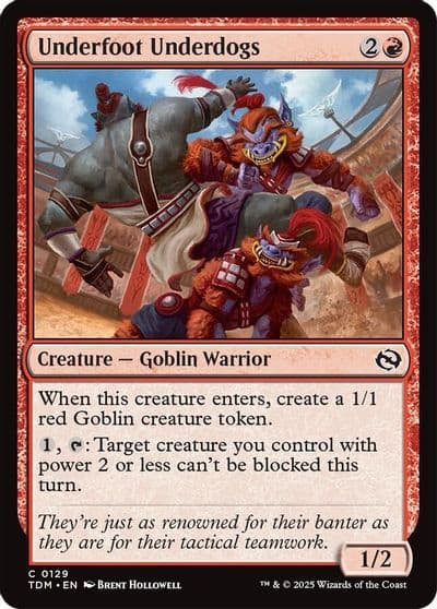 Underfoot Underdogs Tarkir: Dragonstorm Magic card