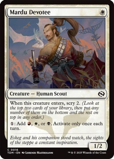 Mardu Devotee Tarkir: Dragonstorm Magic card