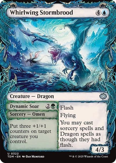 Whirlwing Stormbrood Showcase Tarkir: Dragonstorm Magic card