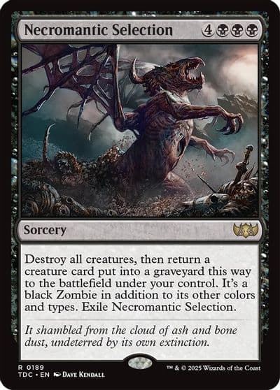 Necromantic Selection Commander: Tarkir: Dragonstorm Magic card