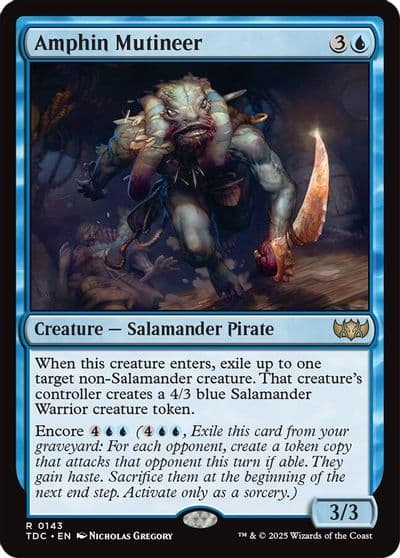 Amphin Mutineer Commander: Tarkir: Dragonstorm Magic card