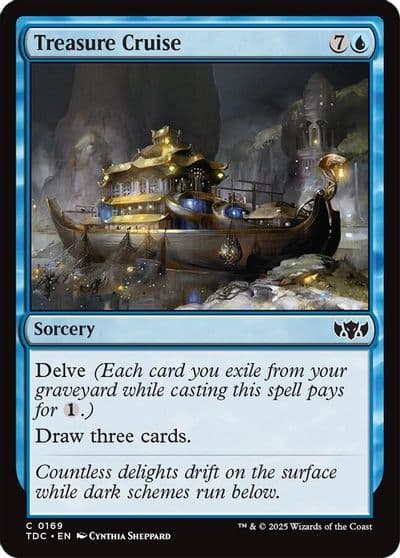Treasure Cruise Commander: Tarkir: Dragonstorm Magic card