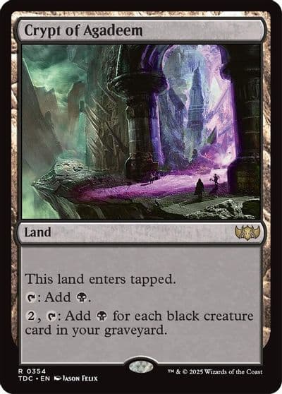 Crypt of Agadeem Commander: Tarkir: Dragonstorm Magic card