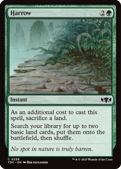 Harrow Commander: Tarkir: Dragonstorm Magic card