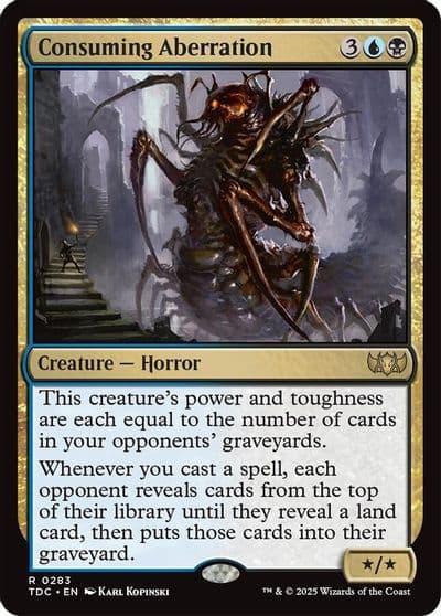 Consuming Aberration Commander: Tarkir: Dragonstorm Magic card