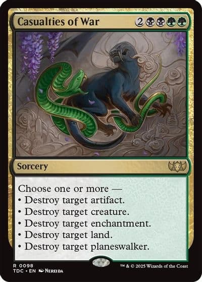 Casualties of War Commander: Tarkir: Dragonstorm Magic card