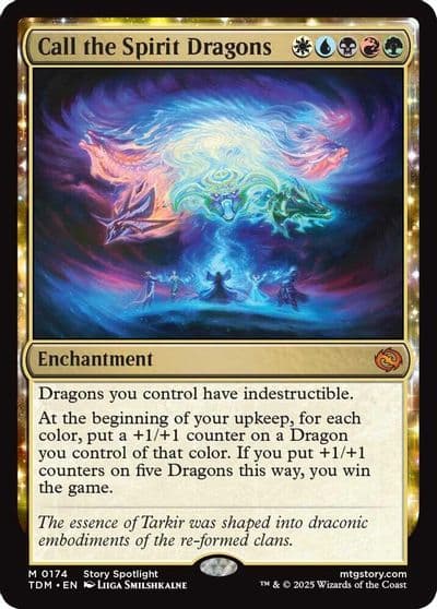 Call the Spirit Dragons Tarkir: Dragonstorm Magic card