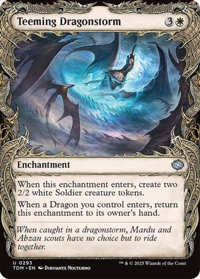 Teeming Dragonstorm Showcase Tarkir: Dragonstorm Magic card