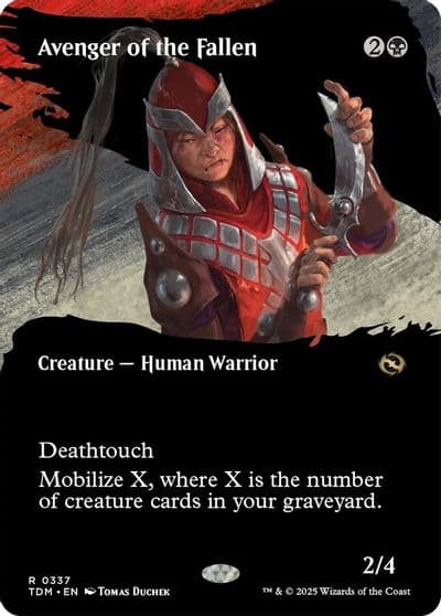 Avenger of the Fallen Borderless Tarkir: Dragonstorm Magic card