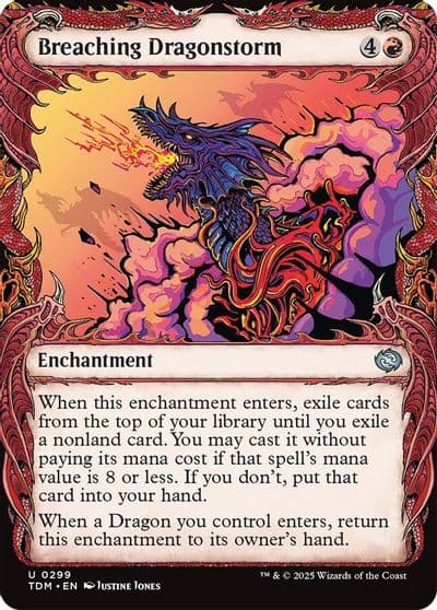 Breaching Dragonstorm Showcase Tarkir: Dragonstorm Magic card