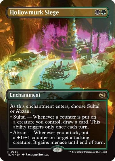 Hollowmurk Siege Borderless Tarkir: Dragonstorm Magic card