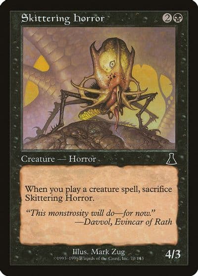 Skittering Horror Urza's Destiny Magic card