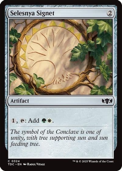 Selesnya Signet Commander: Tarkir: Dragonstorm Magic card