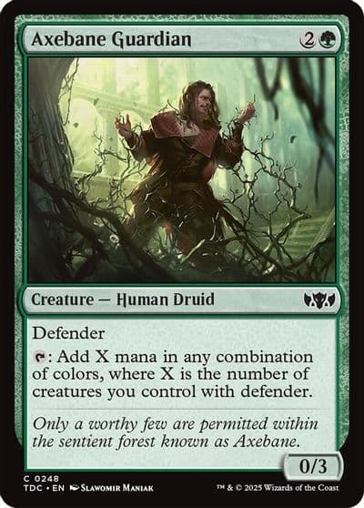 Axebane Guardian Commander: Tarkir: Dragonstorm Magic card