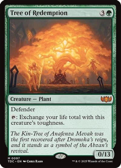 Tree of Redemption Commander: Tarkir: Dragonstorm Magic card