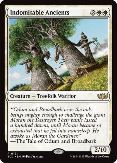 Indomitable Ancients Commander: Tarkir: Dragonstorm Magic card