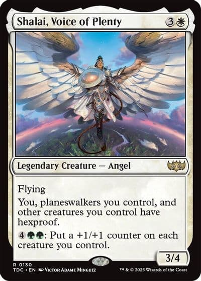 Shalai Voice of Plenty Commander: Tarkir: Dragonstorm Magic card