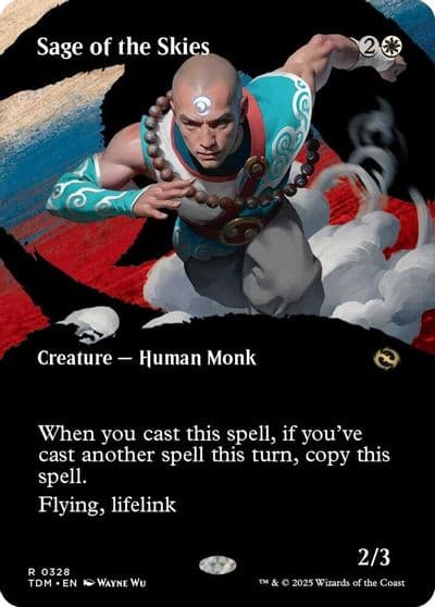 Sage of the Skies Borderless Tarkir: Dragonstorm Magic card