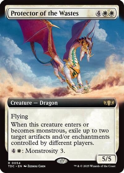Protector of the Wastes Extended Art Commander: Tarkir: Dragonstorm Magic card