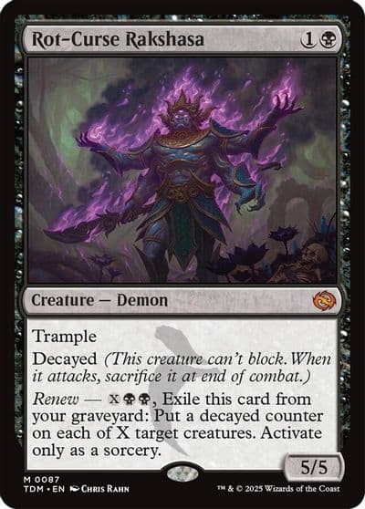 Rot Curse Rakshasa Tarkir: Dragonstorm Magic card