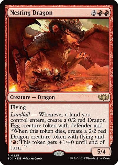 Nesting Dragon Commander: Tarkir: Dragonstorm Magic card