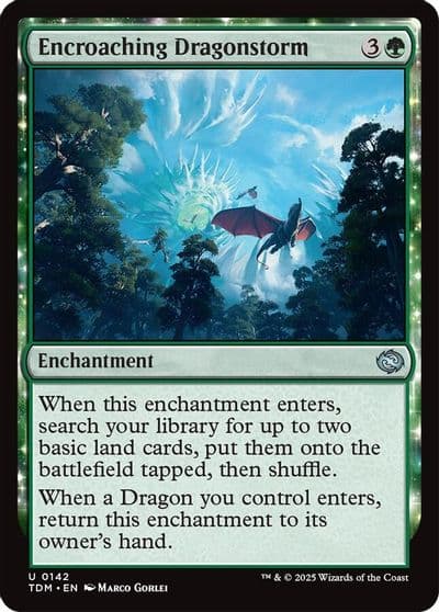 Encroaching Dragonstorm Tarkir: Dragonstorm Magic card