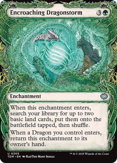 Encroaching Dragonstorm Showcase Tarkir: Dragonstorm Magic card