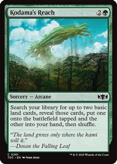 Kodamas Reach Commander: Tarkir: Dragonstorm Magic card