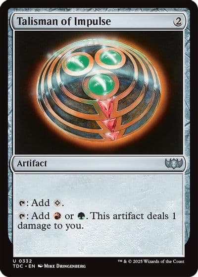 Talisman of Impulse Commander: Tarkir: Dragonstorm Magic card
