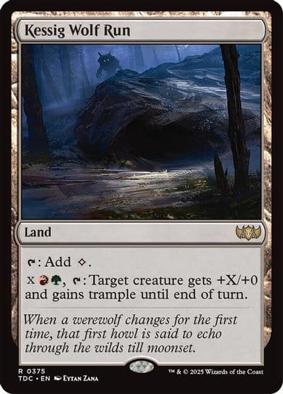 Kessig Wolf Run Commander: Tarkir: Dragonstorm Magic card