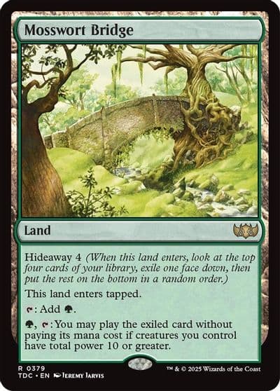 Mosswort Bridge Commander: Tarkir: Dragonstorm Magic card