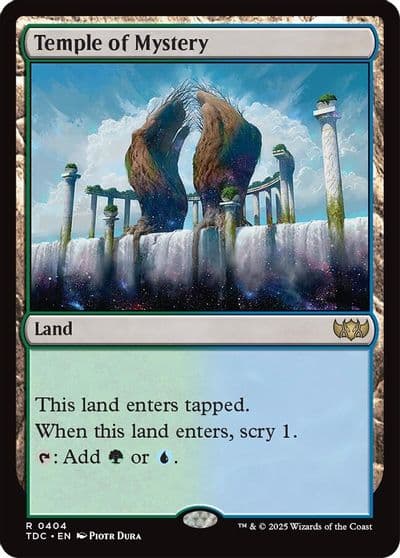 Temple of Mystery Commander: Tarkir: Dragonstorm Magic card