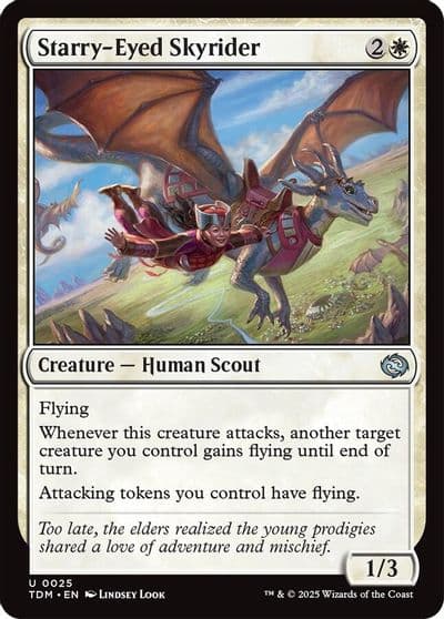 Starry Eyed Skyrider Tarkir: Dragonstorm Magic card