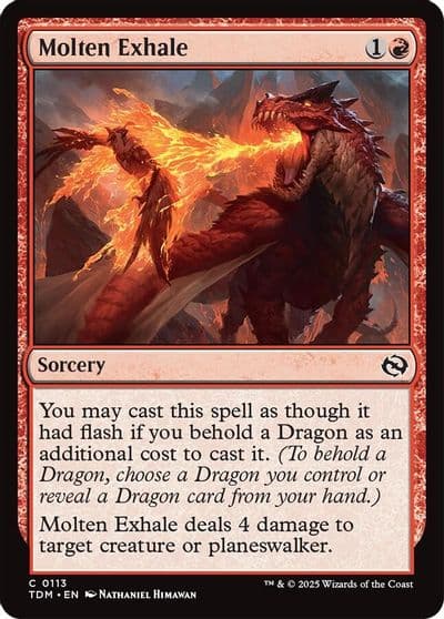 Molten Exhale Tarkir: Dragonstorm Magic card