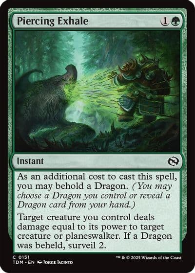 Piercing Exhale Tarkir: Dragonstorm Magic card