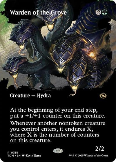 Warden of the Grove Borderless Tarkir: Dragonstorm Magic card