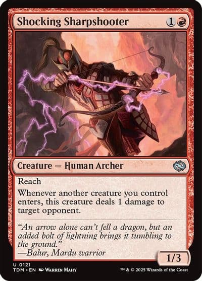 Shocking Sharpshooter Tarkir: Dragonstorm Magic card