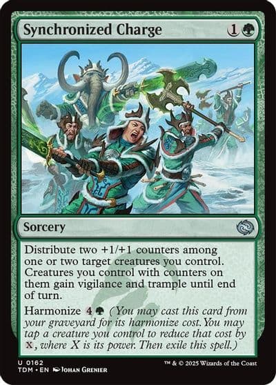 Synchronized Charge Tarkir: Dragonstorm Magic card