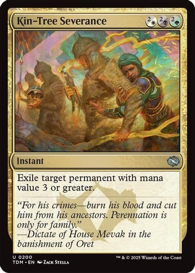 Kin Tree Severance Tarkir: Dragonstorm Magic card