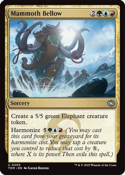 Mammoth Bellow Tarkir: Dragonstorm Magic card