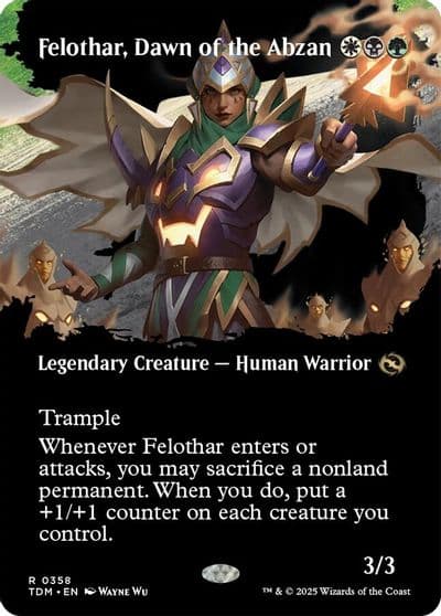 Felothar Dawn of the Abzan Borderless Tarkir: Dragonstorm Magic card