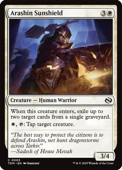 Arashin Sunshield Tarkir: Dragonstorm Magic card