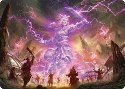 Smile at Death Art Card 4 54 Art Series: Tarkir: Dragonstorm Magic card
